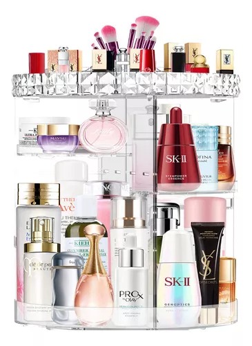 ORGANIZADOR DE MAQUILLAJE GIRATORIO